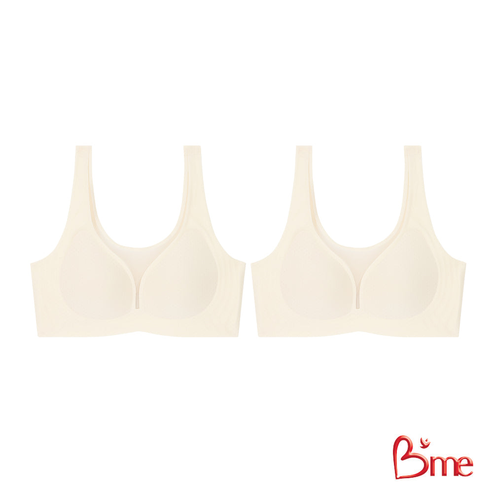 B'me เสื้อชั้นใน ไร้โครง รุ่น ME1A3C Pack2 ฟองกลาง Level 2