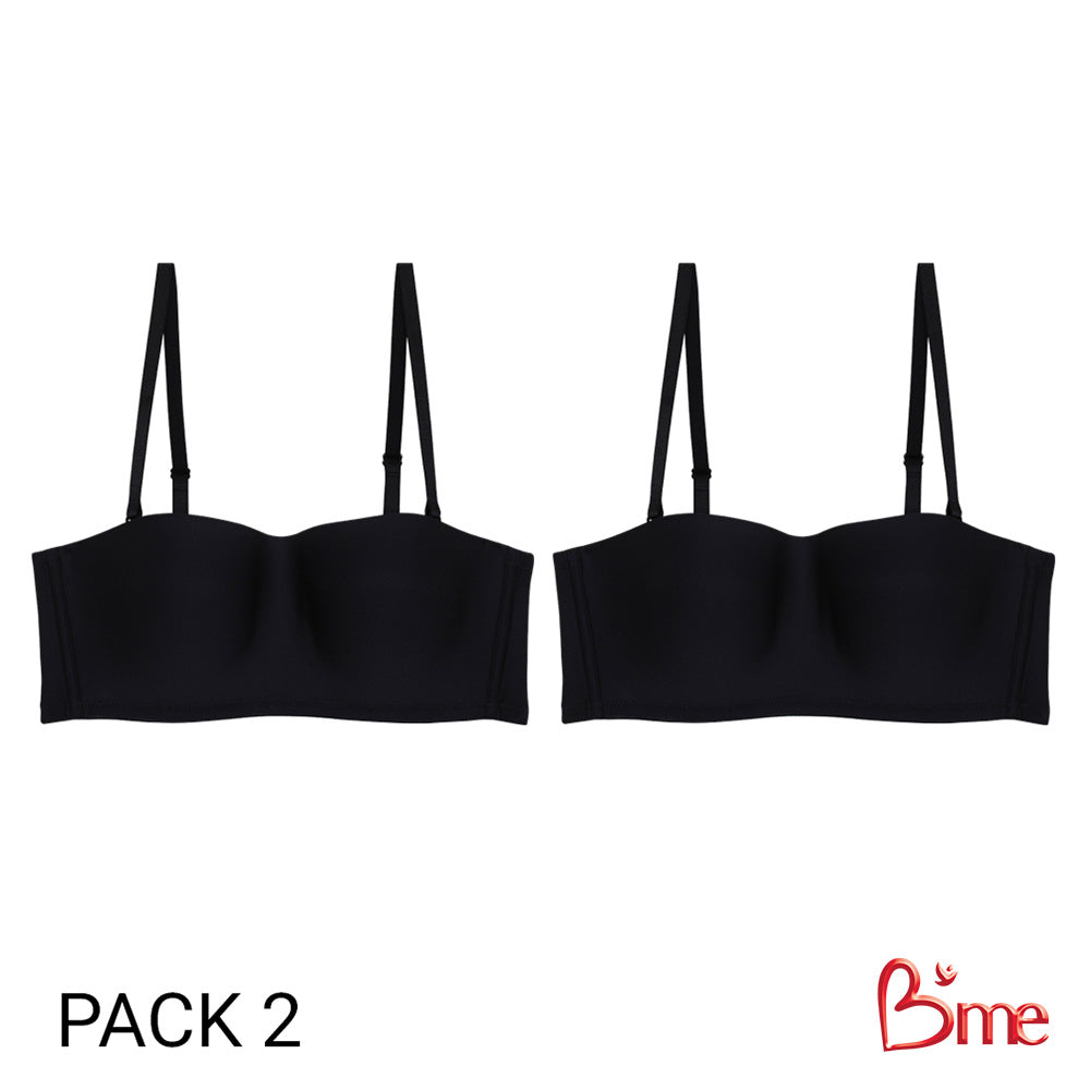 B'me เสื้อชั้นใน มีโครงถอดสาย รุ่น ME1A91 Pack2 ฟองบาง Level 1