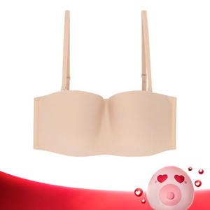 B'me เสื้อชั้นใน ไร้โครงถอดสายได้ รุ่น ME1C1E ฟองกลาง Level 2