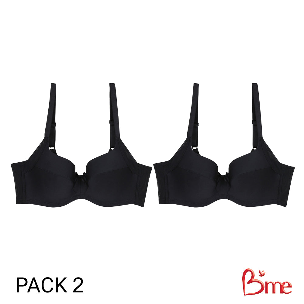 B'me เสื้อชั้นใน มีโครง รุ่น ME1C82 Pack2 ฟองบาง Level 1