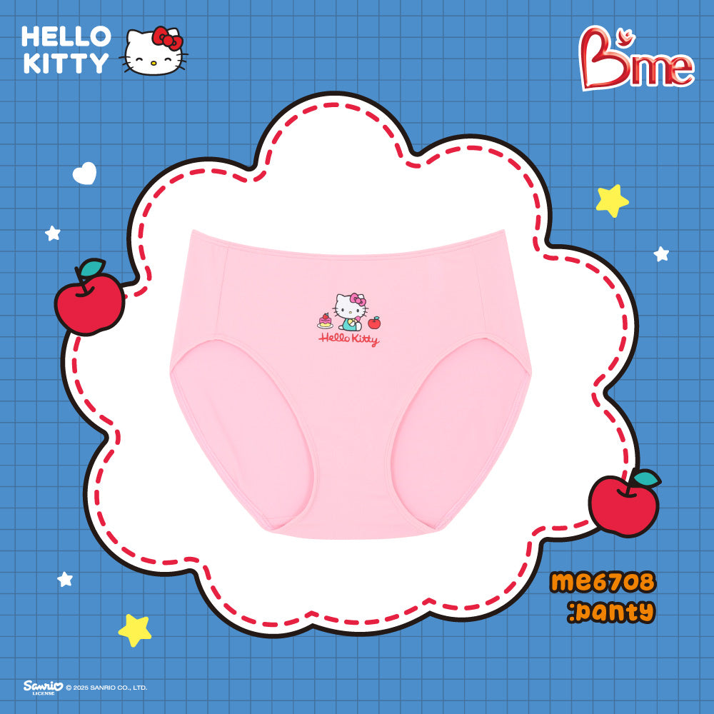 B'me กางเกงชั้นใน รุ่น ME6708 Hello Kitty เข้าคู่กับเสื้อชั้นใน รุ่น ME1513 ,ME1707 ,ME1708