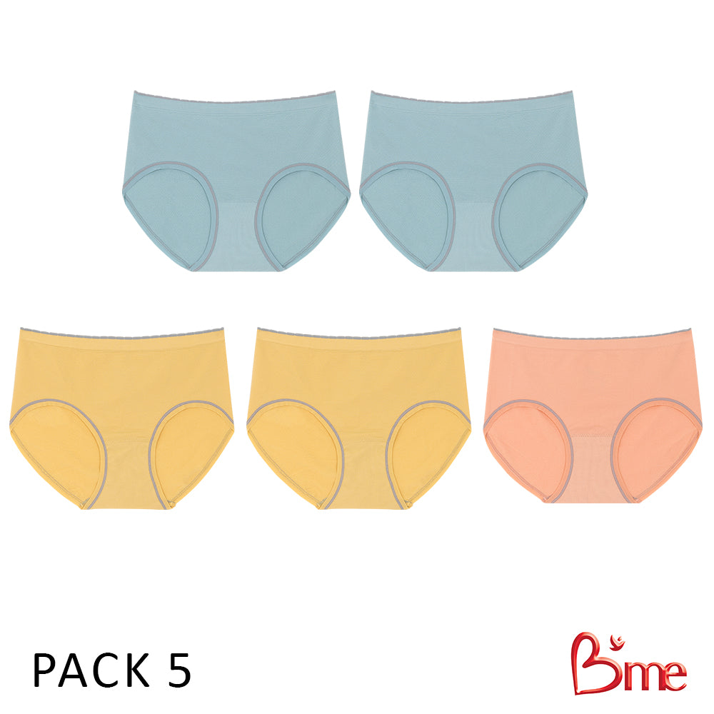 B'me กางเกงใน รุ่น ME7A1F Pack5 คละสี