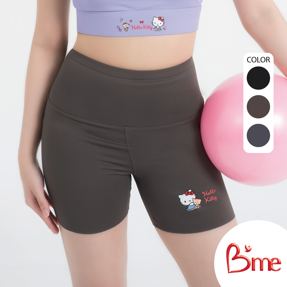 B'me กางเกงออกกำลังกายขาสั้น(sports pants)Collection kitty รุ่น MER310 มี3สี สีน้ำตาลเปลือกต้นสน สีเทาเข้ม สีดำ New  M.6.26