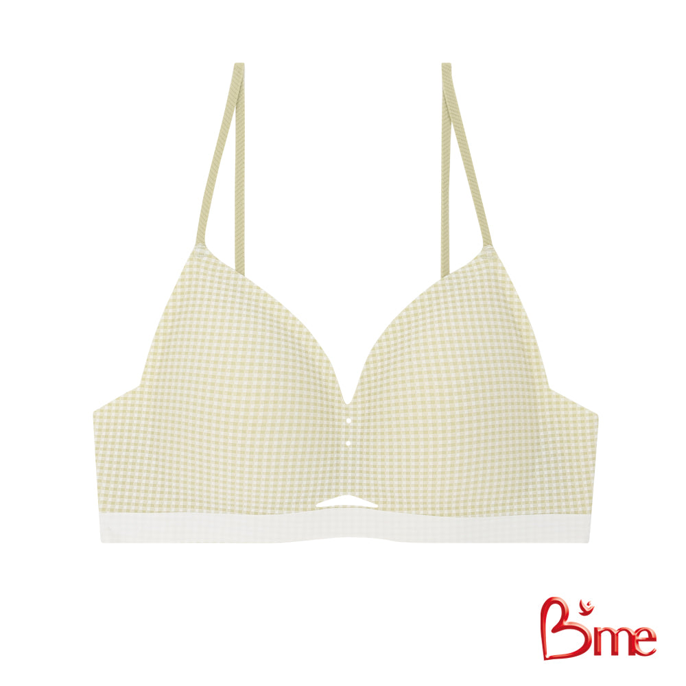 B'me เสื้อชั้นในไร้โครง level 1 ฟองบาง รุ่น ME1A4J มี 3 สี : สีเขียว สีม่วง สีเนื้อ