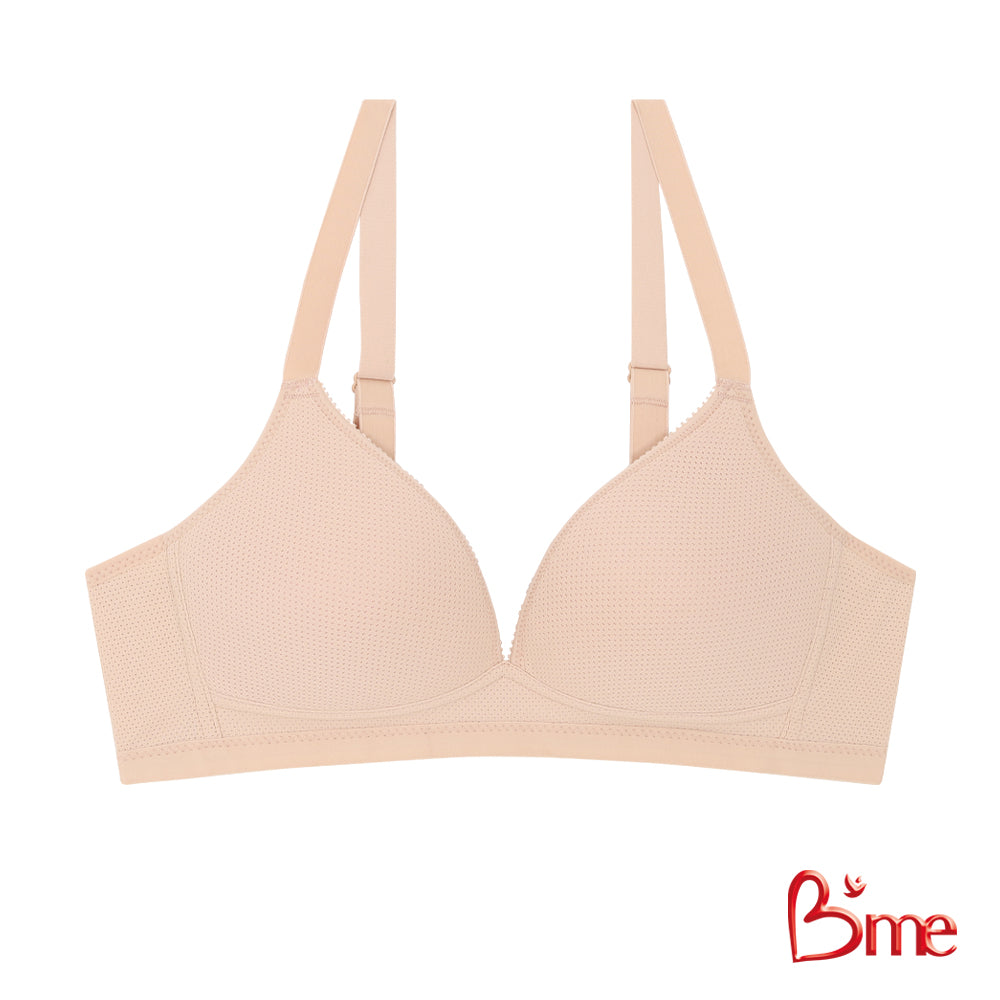 B'me เสื้อชั้นในไร้โครง level 2 ฟองกลาง รุ่น ME1G72 สีนู้ด สีโอวัลติน สีชมพู