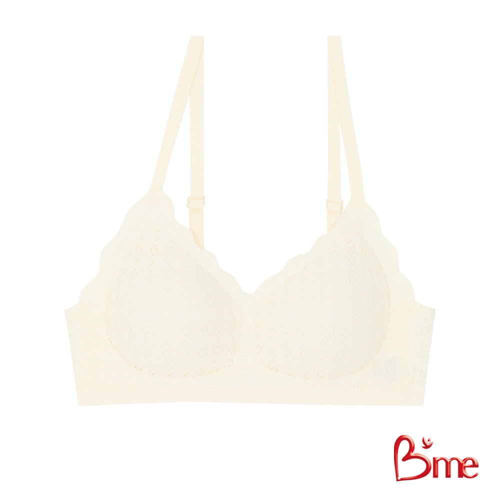 B'me เสื้อชั้นในไร้โครง level 1 ฟองบาง รุ่น ME1G80 มี 3 สี : สีส้ม สีครีม สีเขียว