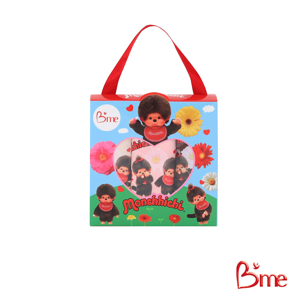 B'me กางเกงในเอวกลาง Monchhichi  แพ็ก 3 คละสี รุ่น ME7120